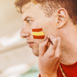 Supporter from Spain at Stadium